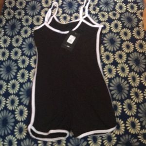 Go The Extra Mile Active Romper from Fashion Nova